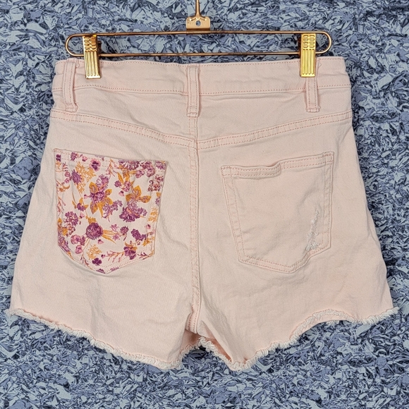 Pink High-Rise Shorts - Picture 2 of 5